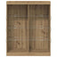 LED Sideboard Artisan-eg 81 x 37 x 100 cm Konstrueret træ