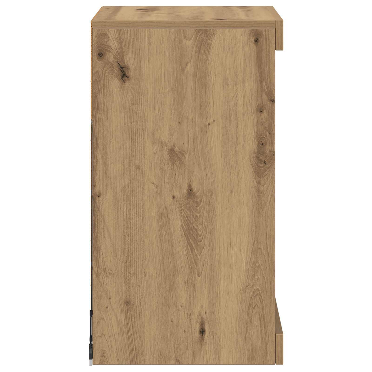 LED Sideboard Artisan Egetræ 41 x 37 x 67 cm Konstrueret træ