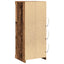 LED Sideboard Gammelt træ 41 x 37 x 100 cm Konstrueret træ