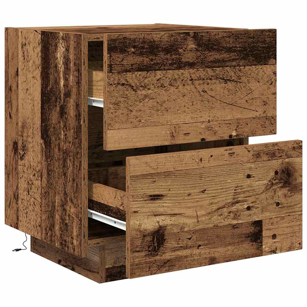 Natskab Gammelt træ 45 x 40 x 55 cm Konstrueret træ