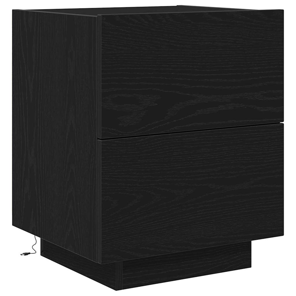 Natskab Sort eg 45 x 40 x 55 cm Konstrueret træ