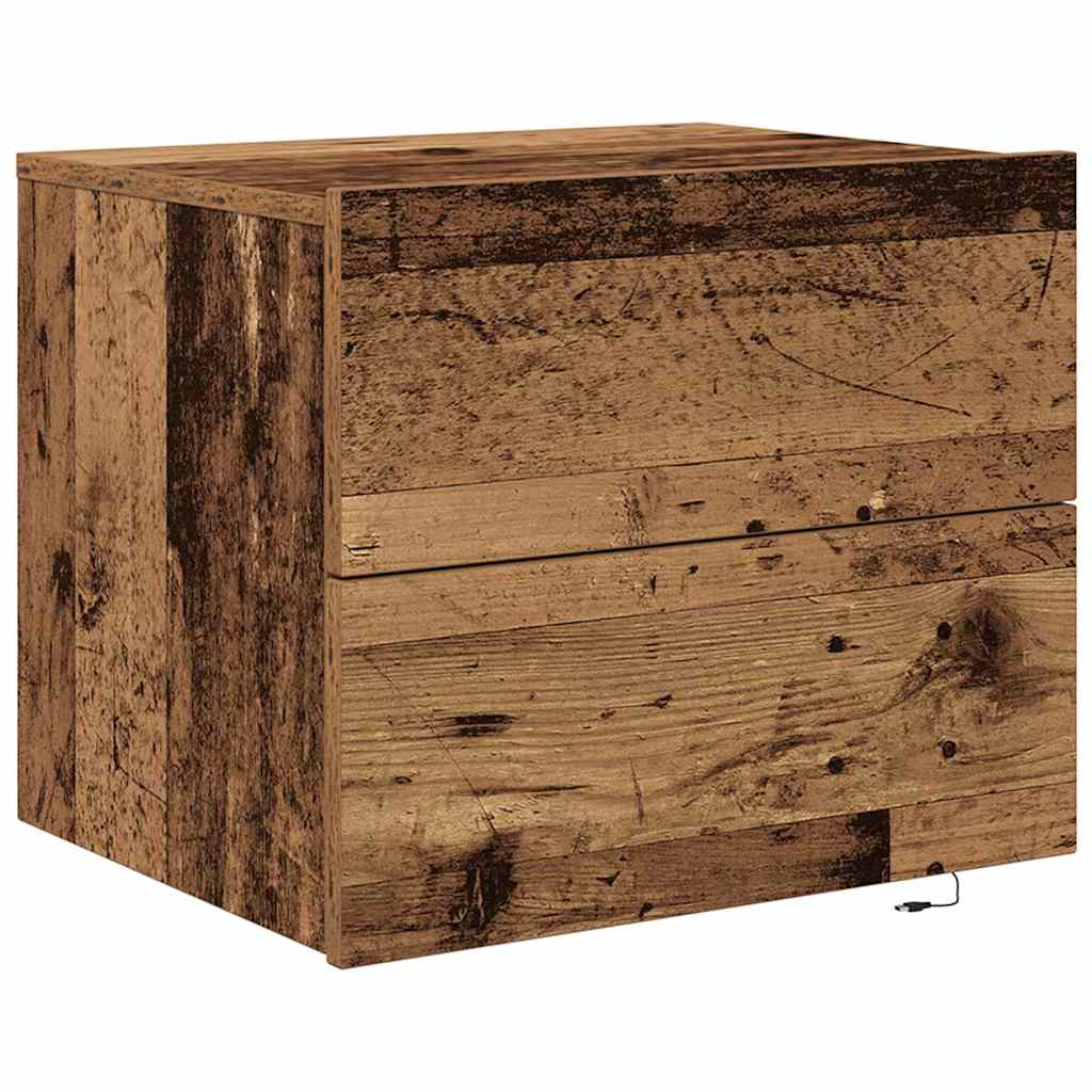 Natskab Gammelt træ 50 x 39 x 41 cm Konstrueret træ