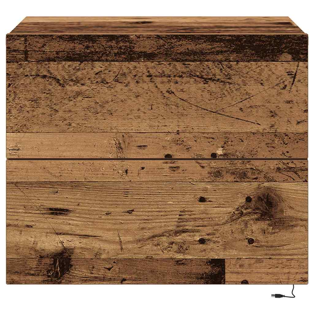 Natskab Gammelt træ 50 x 39 x 41 cm Konstrueret træ