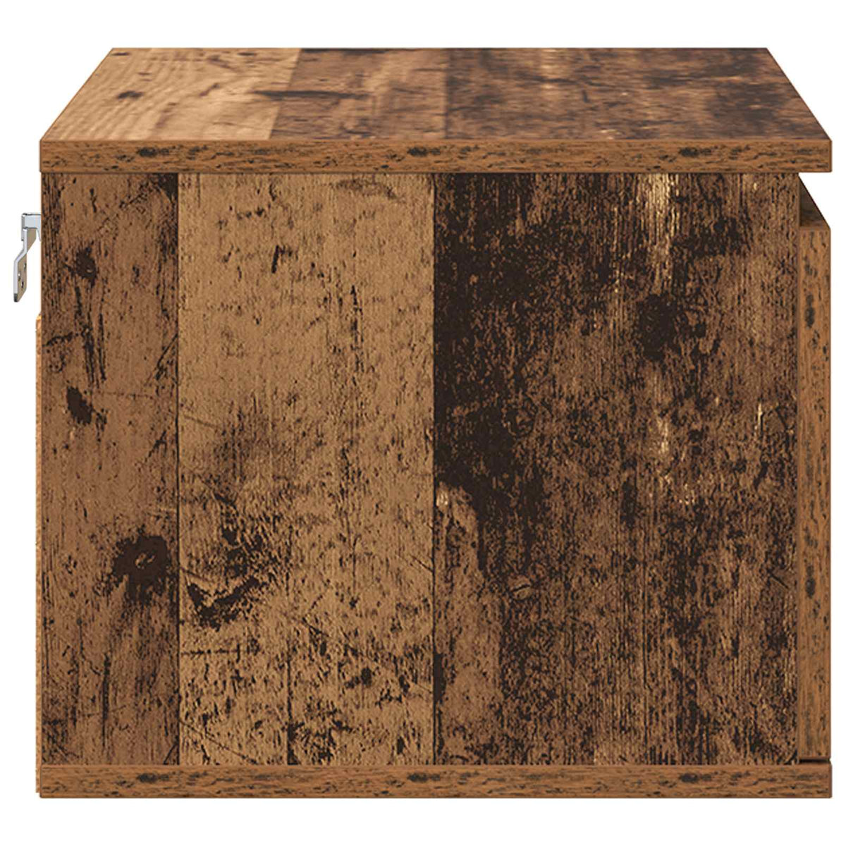 Vægmonteret natbord Gammelt træ 50 x 36 x 30 cm Konstrueret træ
