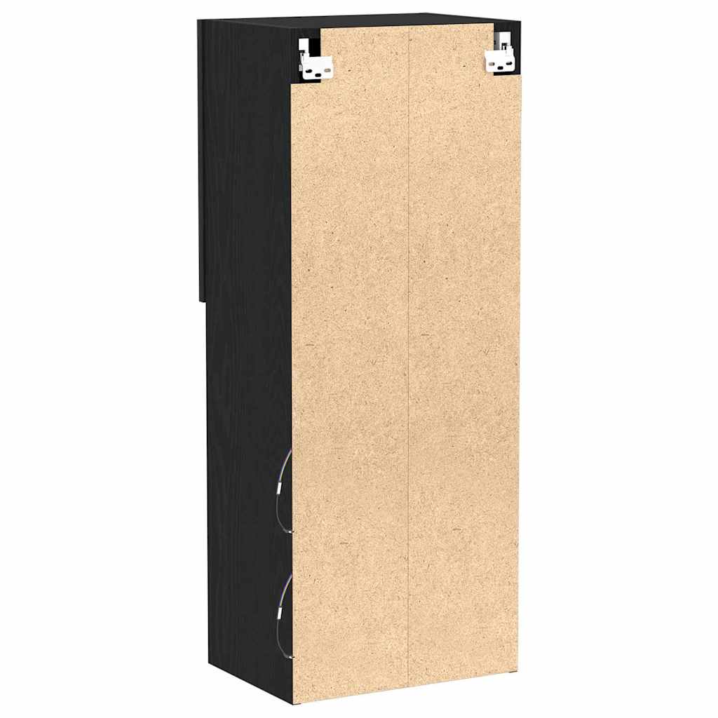 TV-møbelsæt 40,5 x 30 x 102 cm Sort eg Konstrueret træ