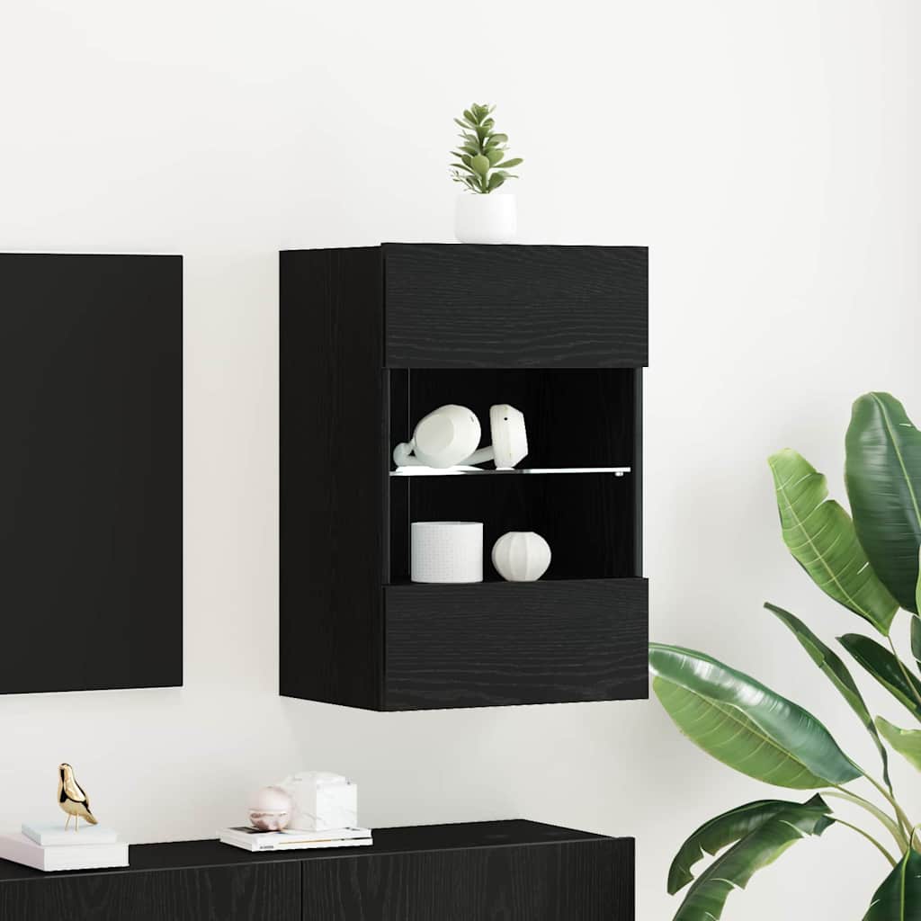 TV-møbelsæt 40 x 30 x 60,5 cm Sort Konstrueret træ