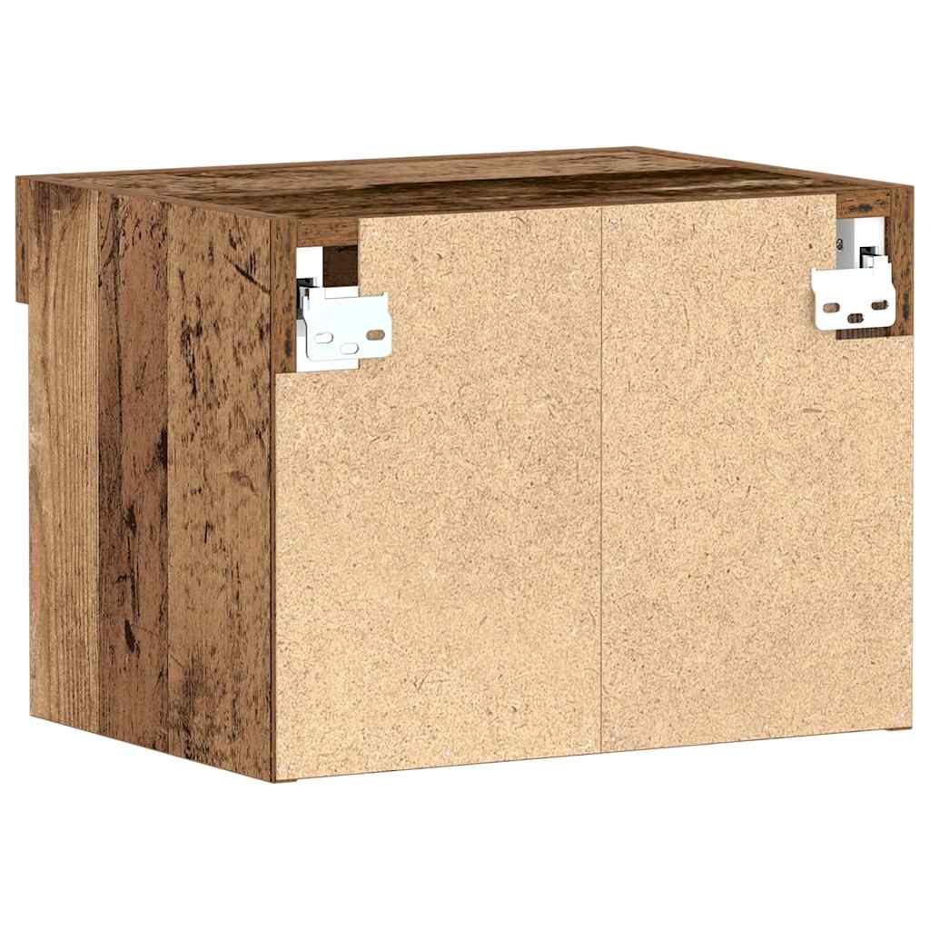 TV-møbelsæt 40 x 30 x 30 cm Gammelt træ Konstrueret træ