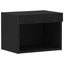 TV-møbelsæt 40 x 30 x 30 cm Sort eg Konstrueret træ