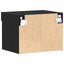 TV-møbelsæt 40 x 30 x 30 cm Sort eg Konstrueret træ