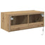 TV vægskab 80 x 35 x 31 cm Artisan Egetræ Konstrueret træ