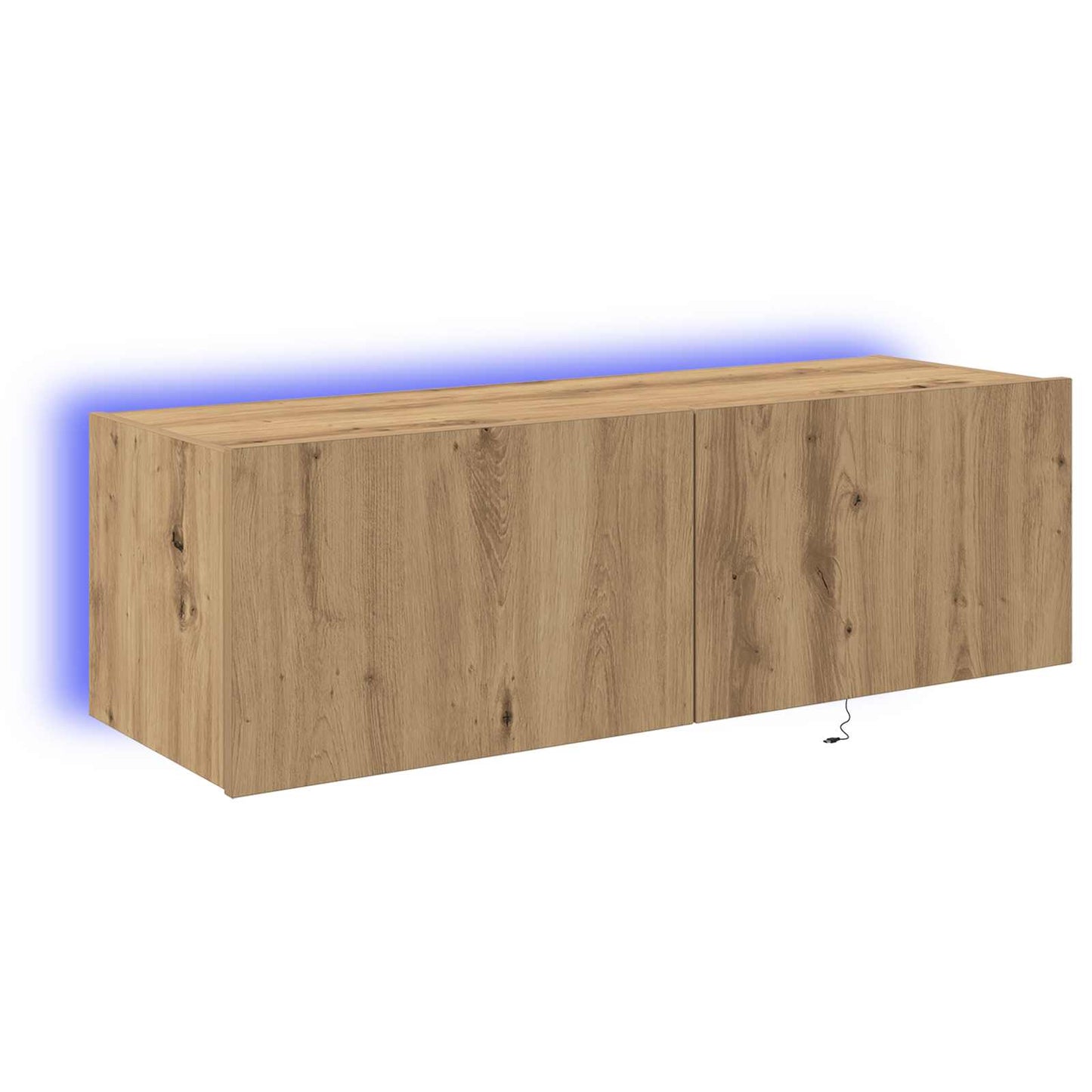 TV vægskab 100 x 35 x 31 cm Artisan Egetræ Konstrueret træ