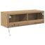 TV vægskab 100 x 35 x 31 cm Artisan Egetræ Konstrueret træ