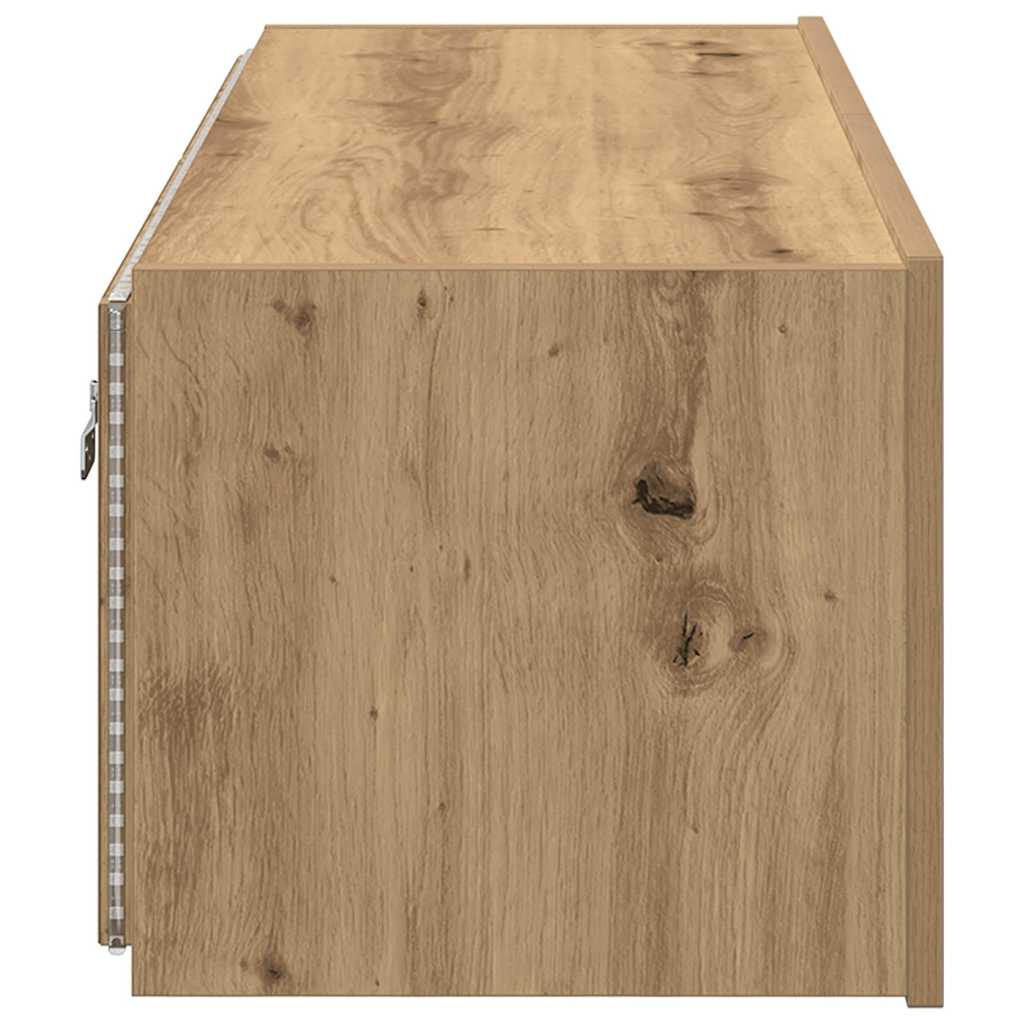 TV vægskab 100 x 35 x 31 cm Artisan Egetræ Konstrueret træ