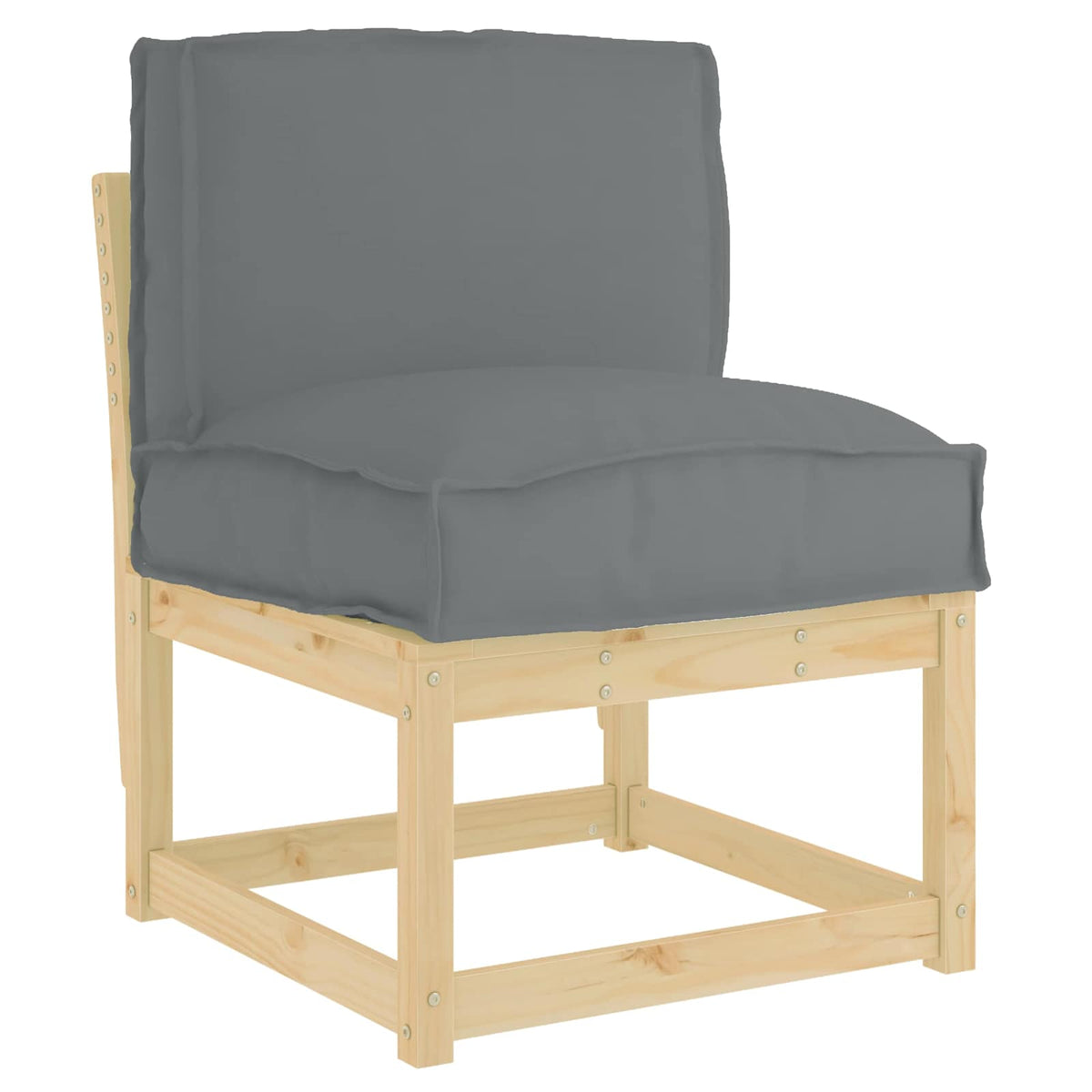 Pude Antracit 50 x 40 x 12 cm Oxford stof