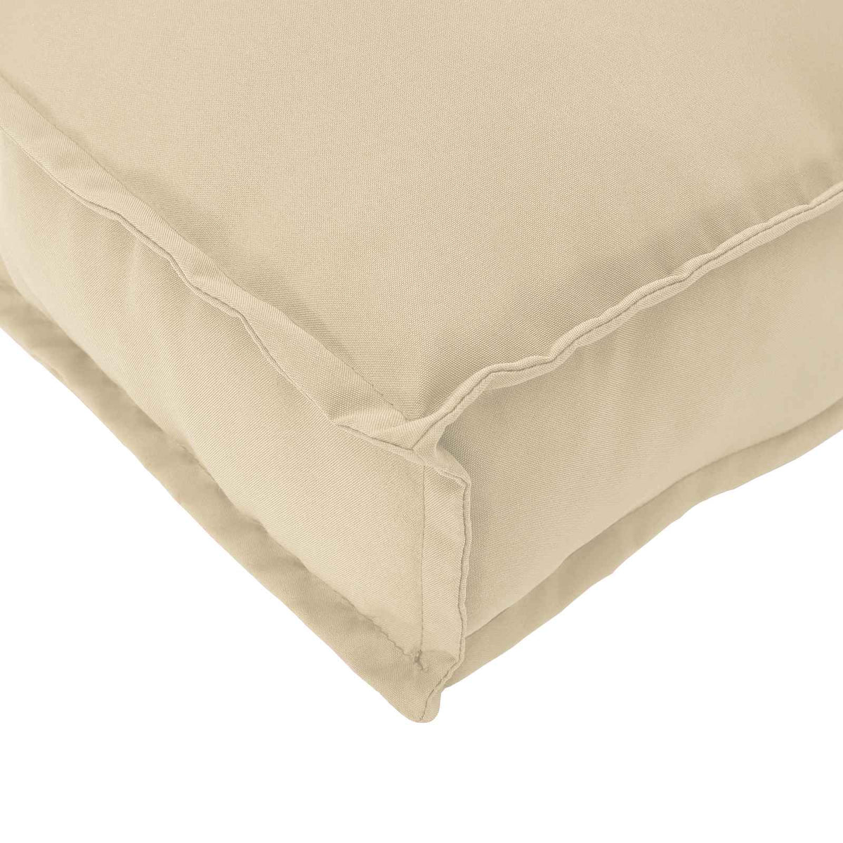 Pude Beige 50 x 40 x 12 cm Oxford stof