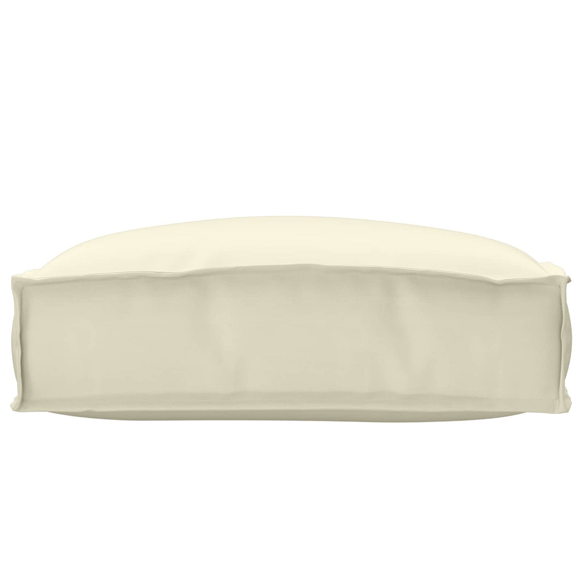 Pude Oxford stof Cremefarvet 50 x 50 x 12 cm