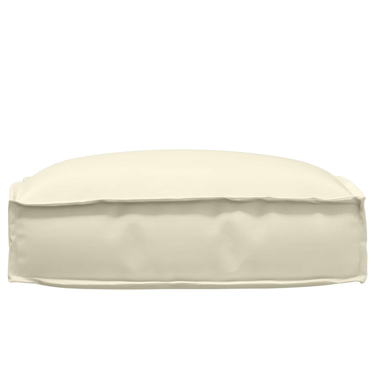 Pude Oxford stof Cremefarvet 50 x 50 x 12 cm