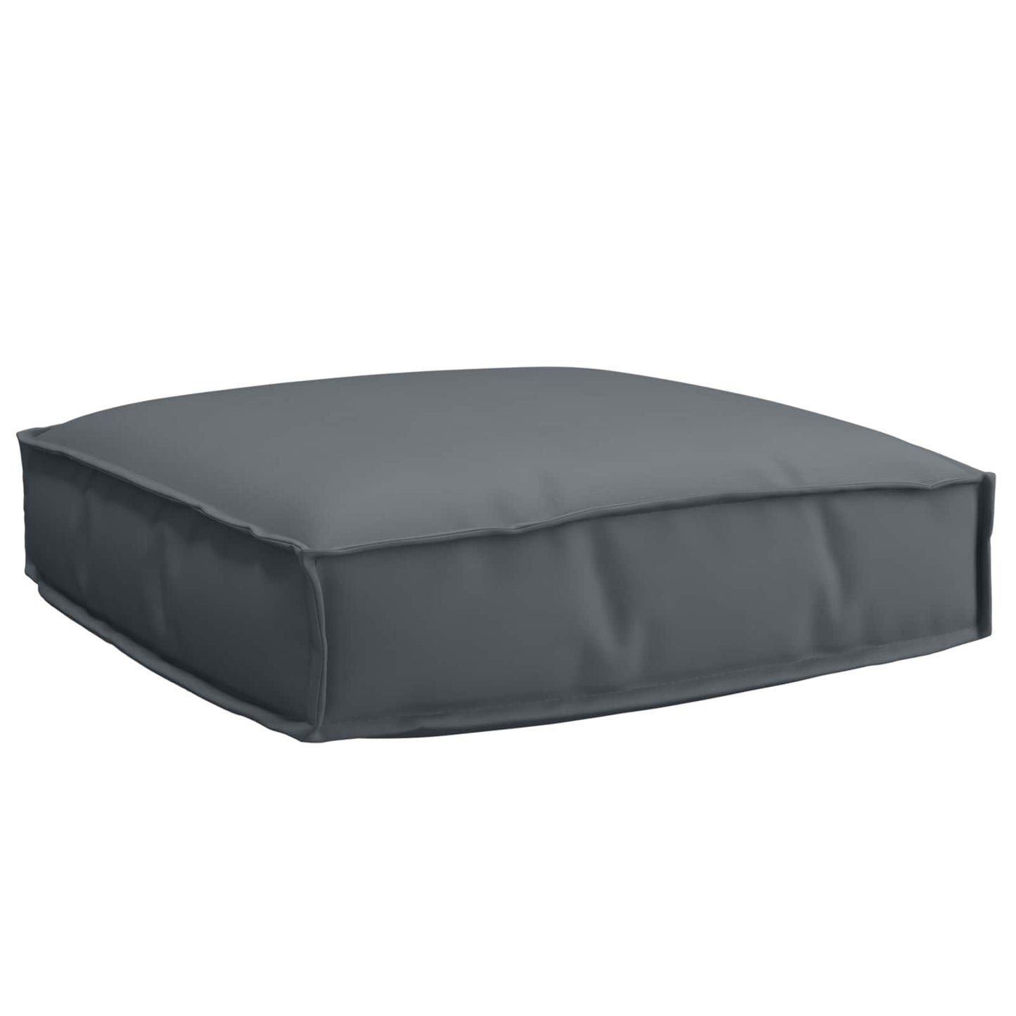 Pude Oxford stof Antracit 60 x 60 x 12 cm