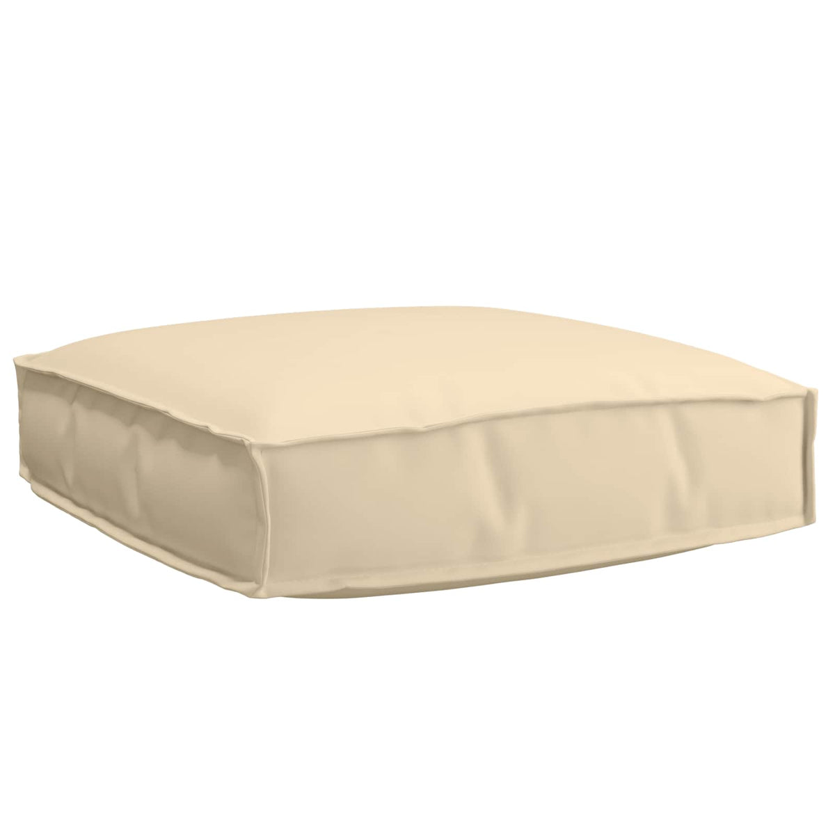 Pude Oxford stof Beige 60 x 60 x 12 cm