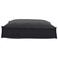 Pude Oxford stof Sort 70 x 70 x 12 cm