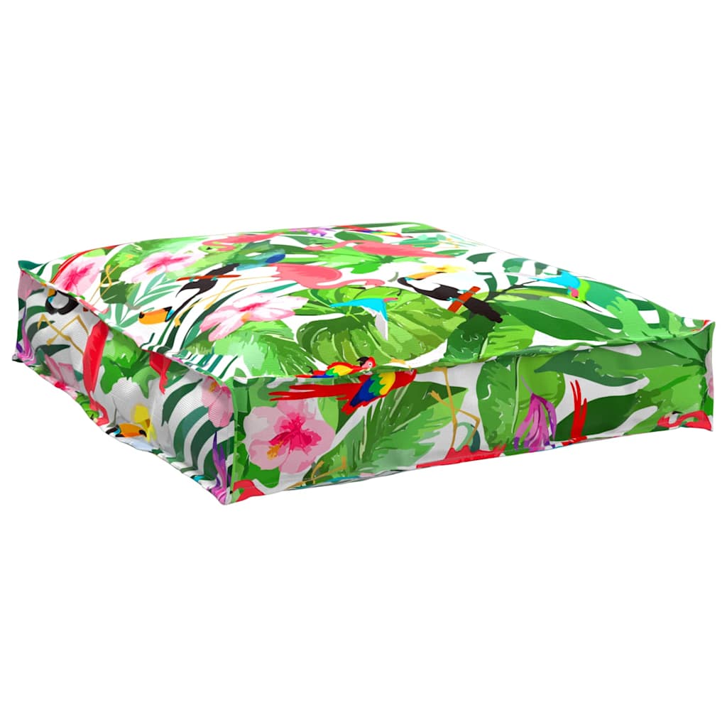 Pude Oxford stof Flerfarvet 70 x 70 x 12 cm