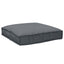 Pude Oxford stof Antracit 80 x 80 x 12 cm