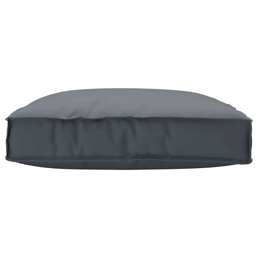 Pude Oxford stof Antracit 80 x 80 x 12 cm