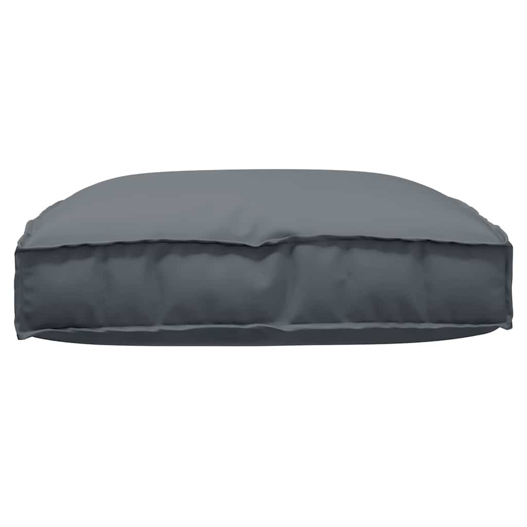 Pude Oxford stof Antracit 80 x 80 x 12 cm