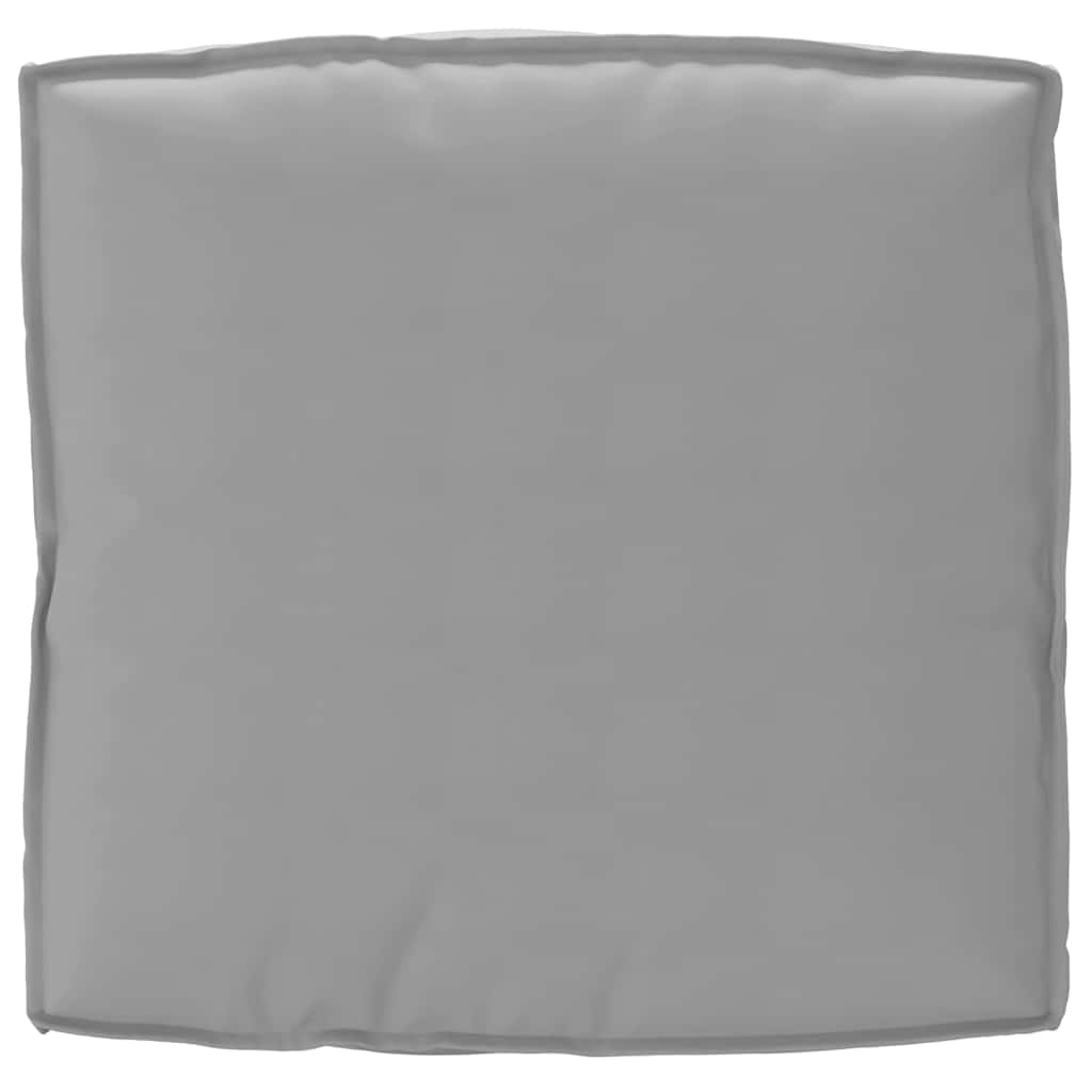 Pude Oxford stof Grå 80 x 80 x 12 cm