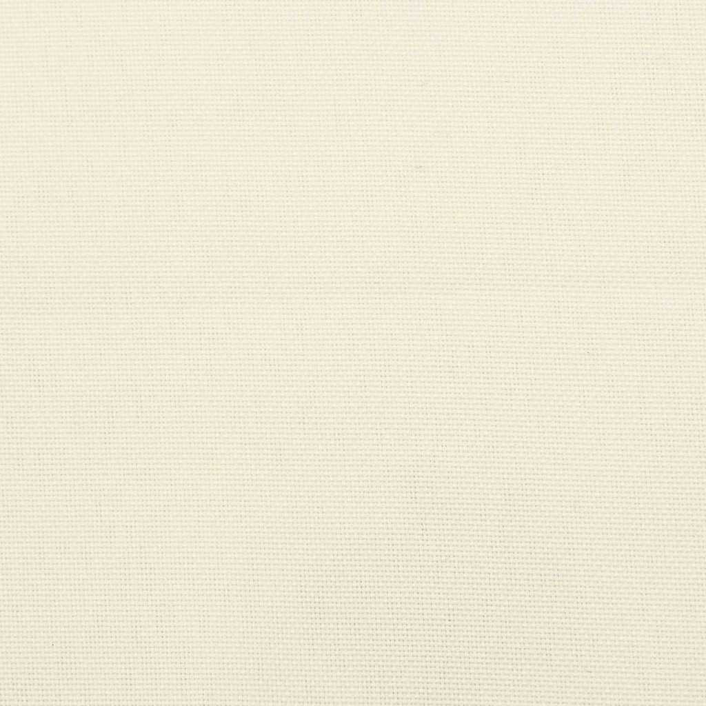 Pude Oxford stof Creme 80 x 80 x 12 cm