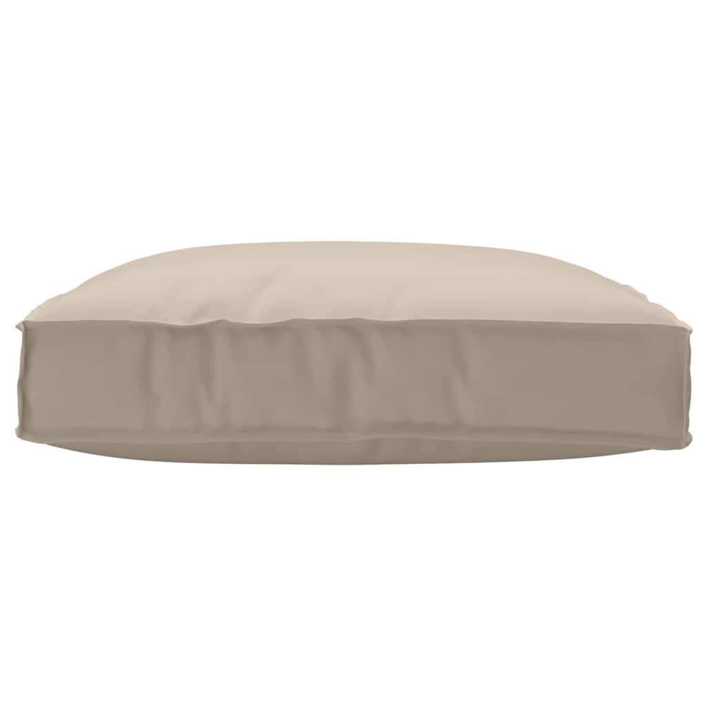 Pude Oxford stof Gråbrun 80 x 80 x 12 cm
