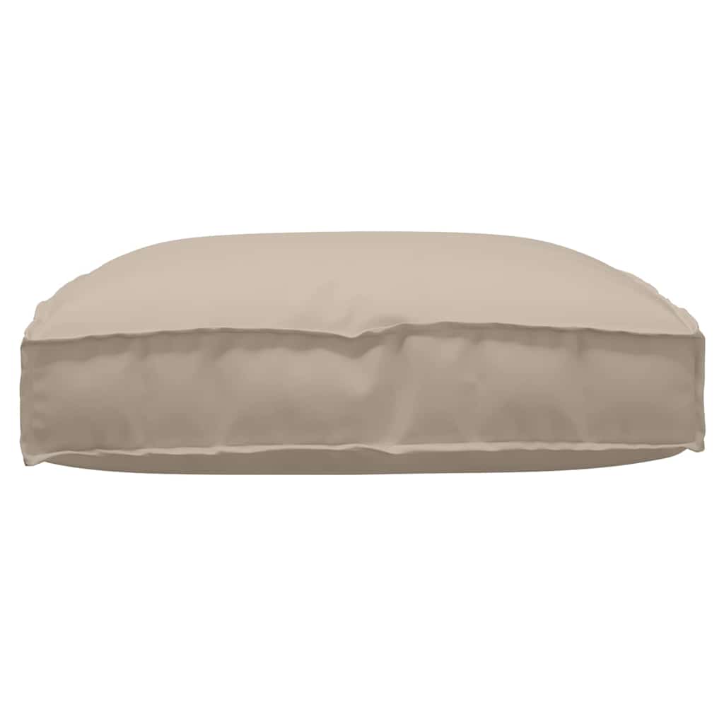 Pude Oxford stof Gråbrun 80 x 80 x 12 cm
