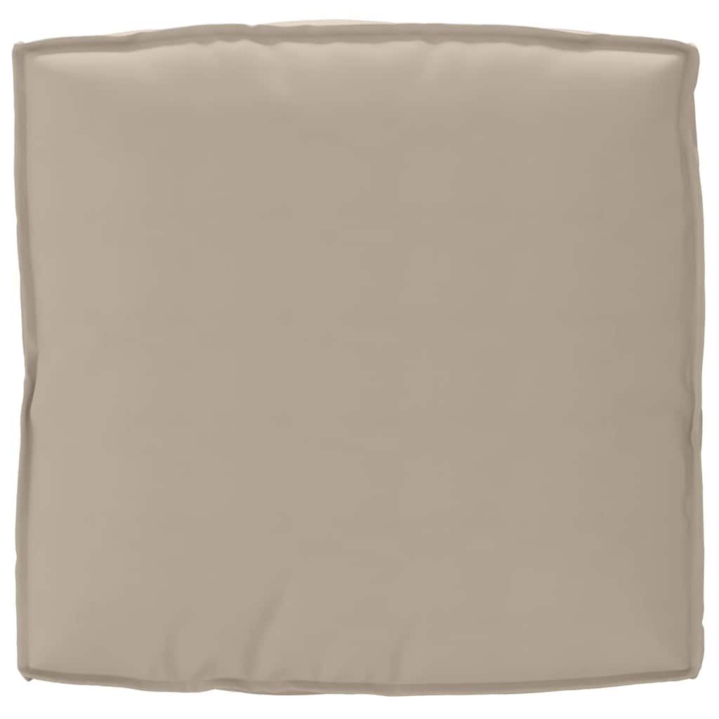 Pude Oxford stof Gråbrun 80 x 80 x 12 cm