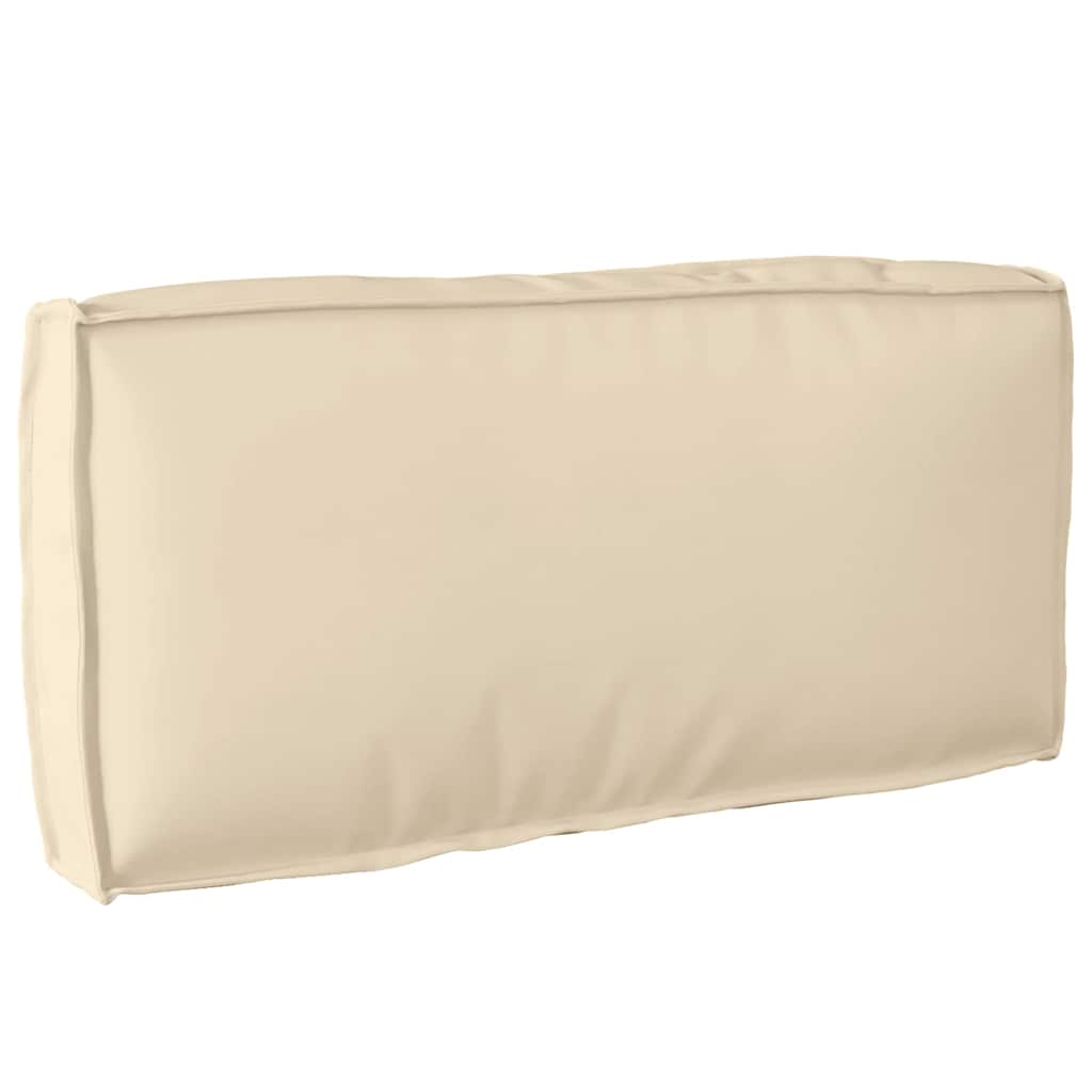 Pude Oxford stof Beige 80 x 40 x 12 cm