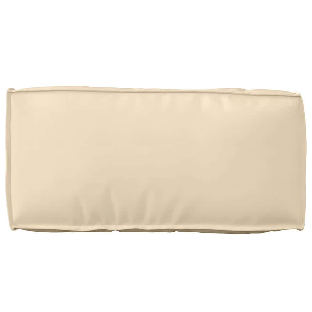 Pude Oxford stof Beige 80 x 40 x 12 cm