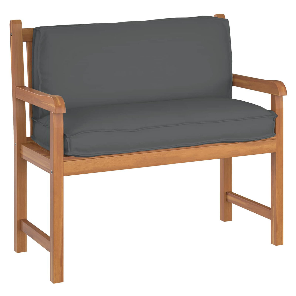 Pude Oxford stof Antracit 120 x 40 x 12 cm