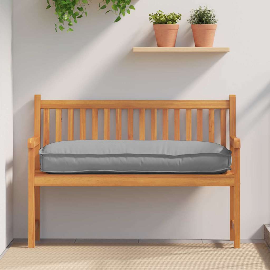Pude Oxford stof Grå 120 x 50 x 12 cm