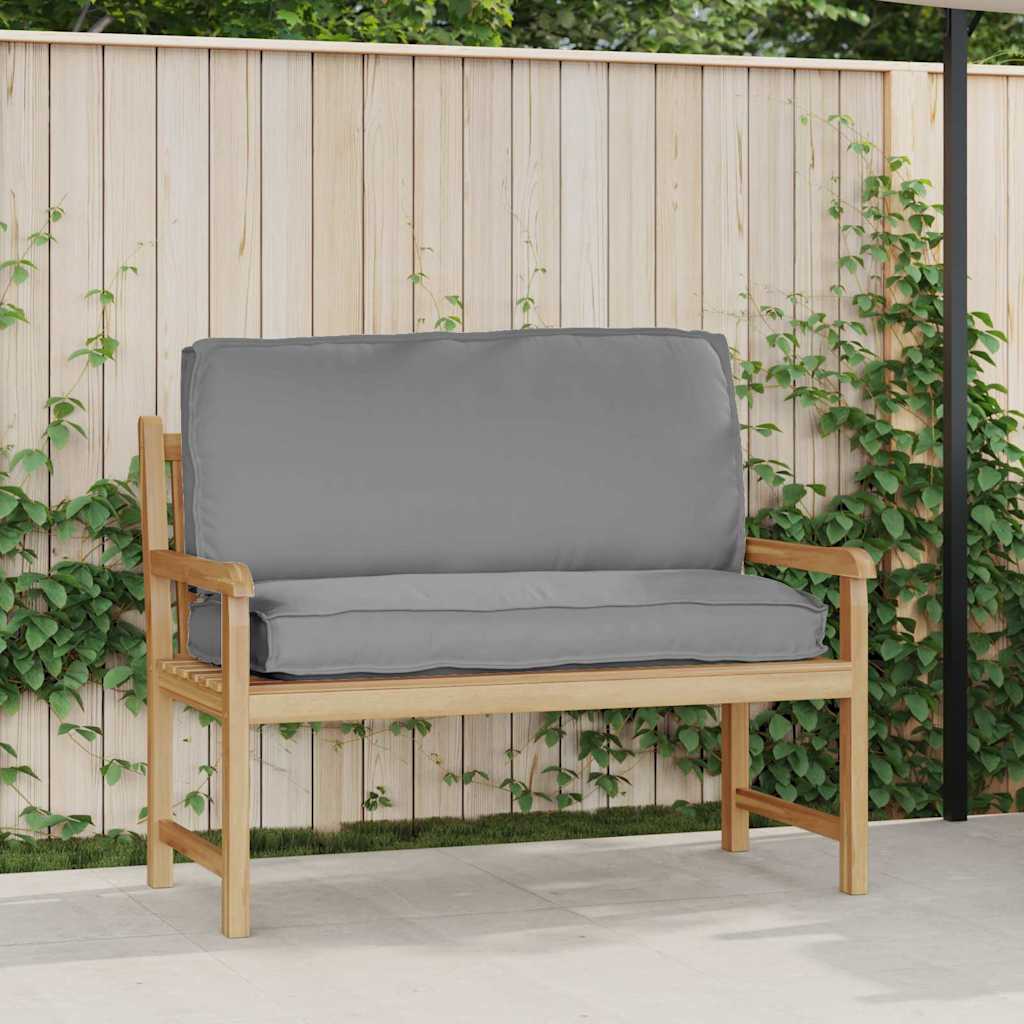 Pude Oxford stof Grå 120 x 50 x 12 cm