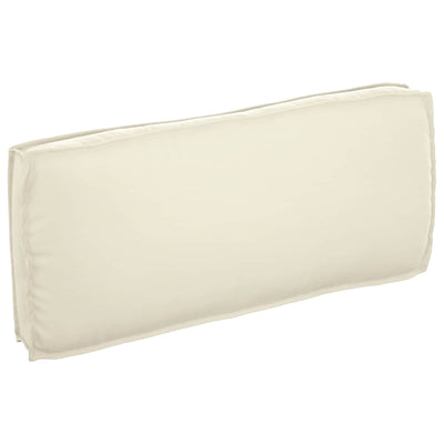 Pude Oxford stof Creme 120 x 50 x 12 cm