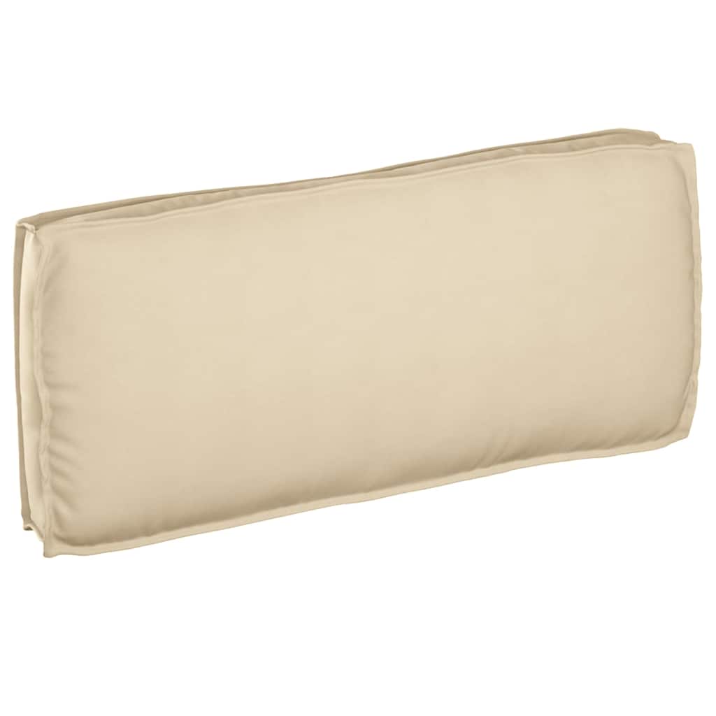 Pude Oxford stof Beige 120 x 50 x 12 cm