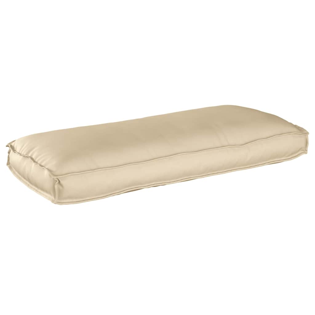 Pude Oxford stof Beige 120 x 50 x 12 cm