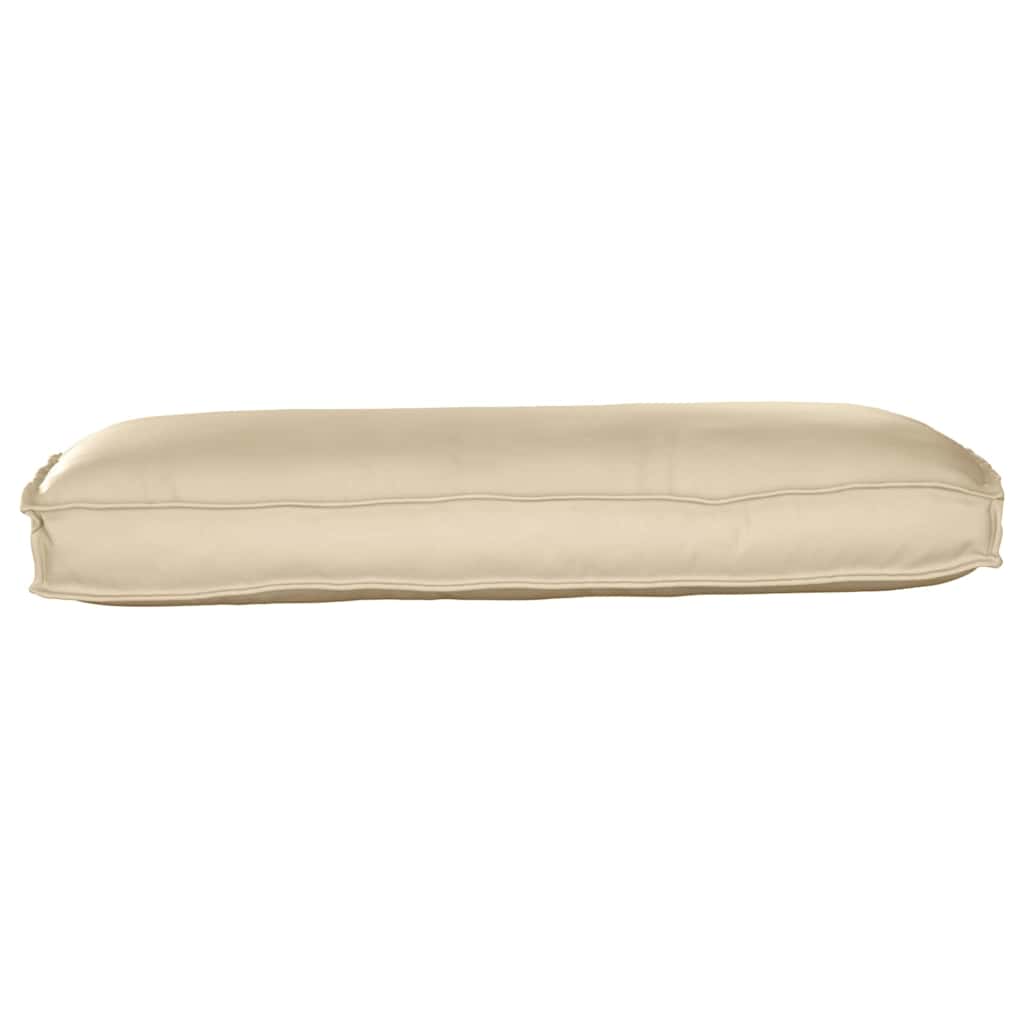 Pude Oxford stof Beige 120 x 50 x 12 cm