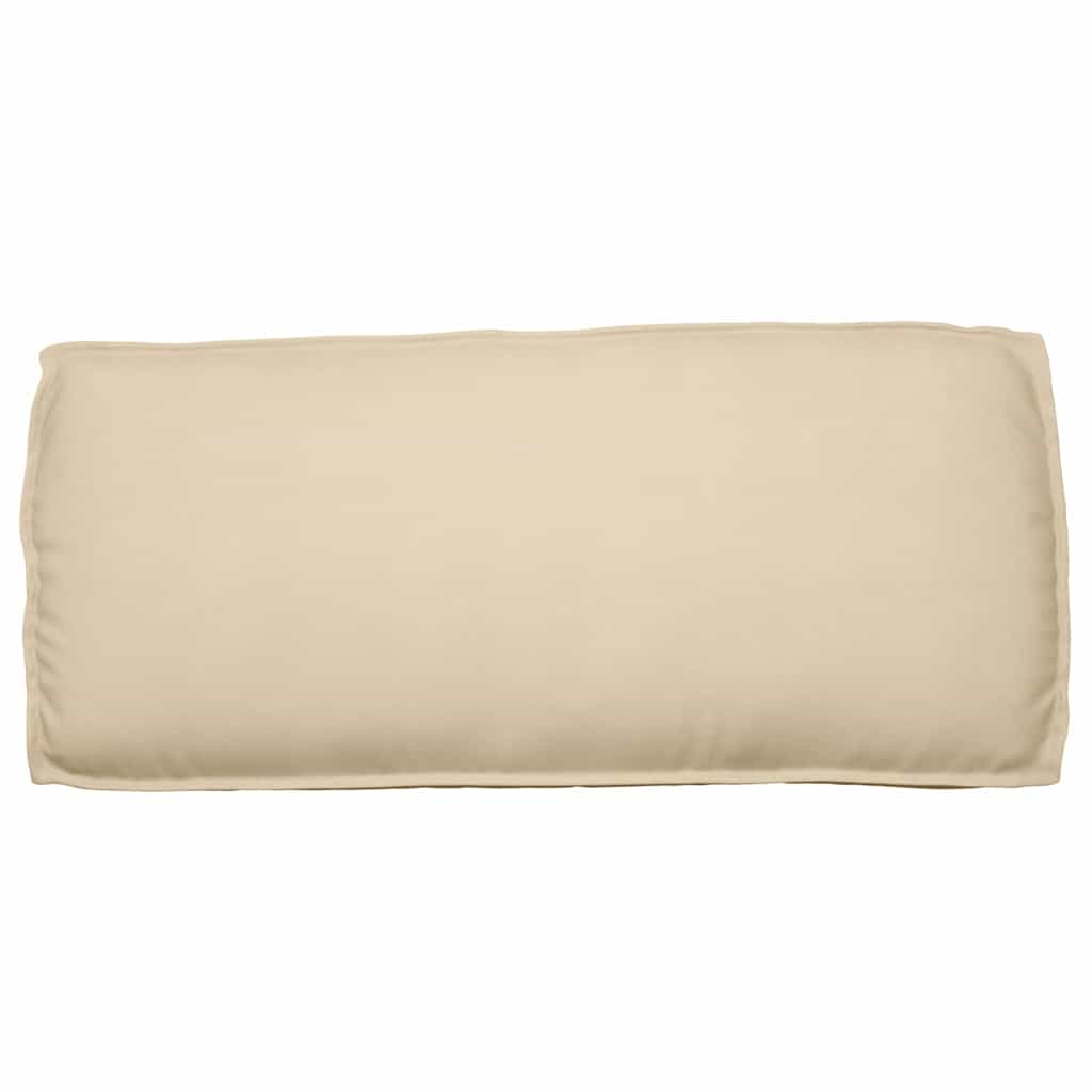 Pude Oxford stof Beige 120 x 50 x 12 cm