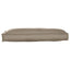 Pude Oxford stof Gråbrun 120 x 60 x 12 cm