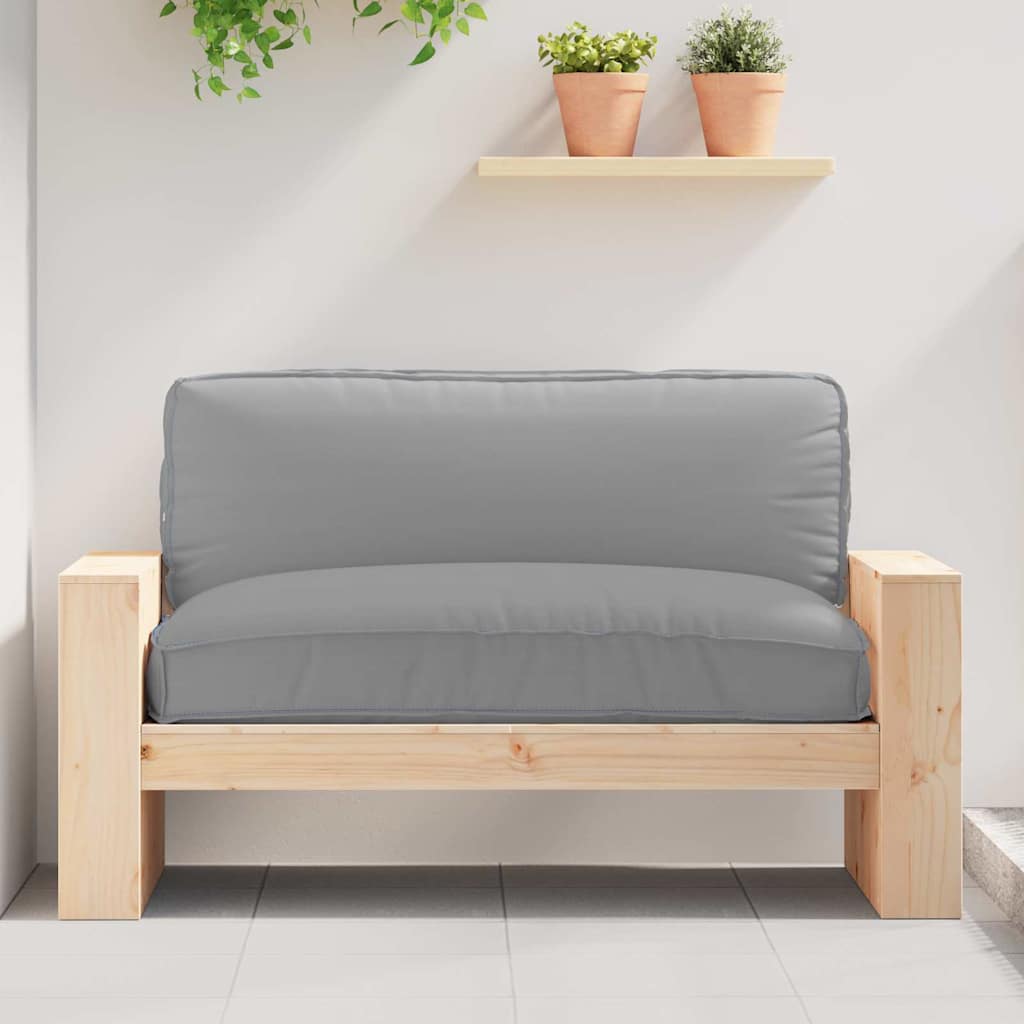 Pude Oxford stof Grå 120 x 80 x 12 cm
