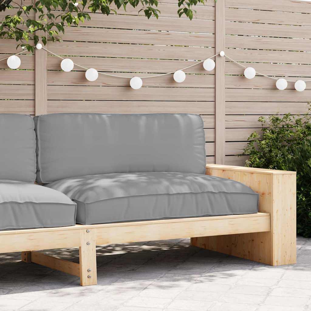 Pude Oxford stof Grå 120 x 80 x 12 cm