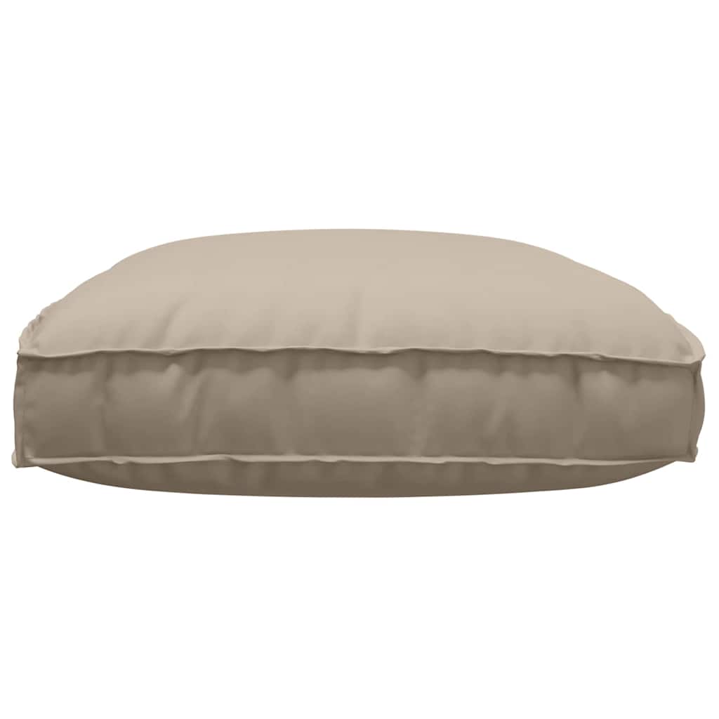 Pude Oxford stof Gråbrun 120 x 80 x 12 cm