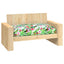 Pude Oxford stof Flerfarvet 120 x 80 x 12 cm
