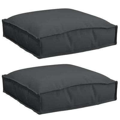 Pude 2 stk. Oxford stof Sort 40 x 40 x 8 cm