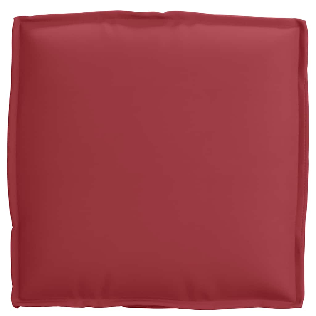 Pude 2 stk. Oxford stof Vinrød 40 x 40 x 8 cm
